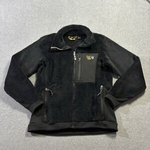 Mountain Hardwear Monkey Woman Fleece Jacket Womens Medium Black Full Zip OL3342